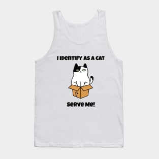 I identify as a cat Tank Top